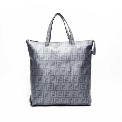 FENDI Zucca PVC Handbag gray WS20512