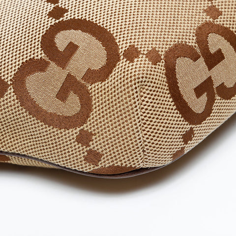GUCCI Jumbo GG canvas body bag Waist bag Brown WS20514