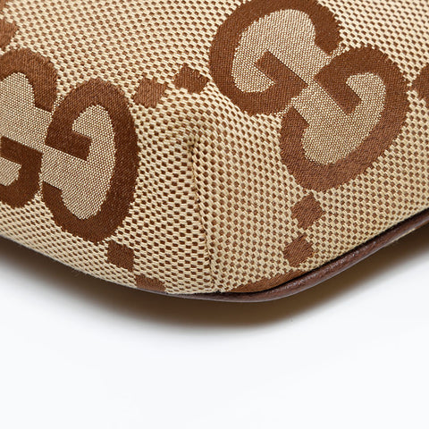 GUCCI Jumbo GG canvas body bag Waist bag Brown WS20514