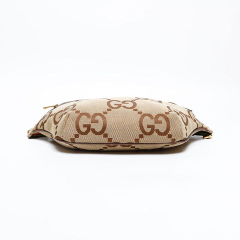 GUCCI Jumbo GG canvas body bag Waist bag Brown WS20514