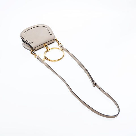 Chloe Leather Nile Handbag beige WS20516