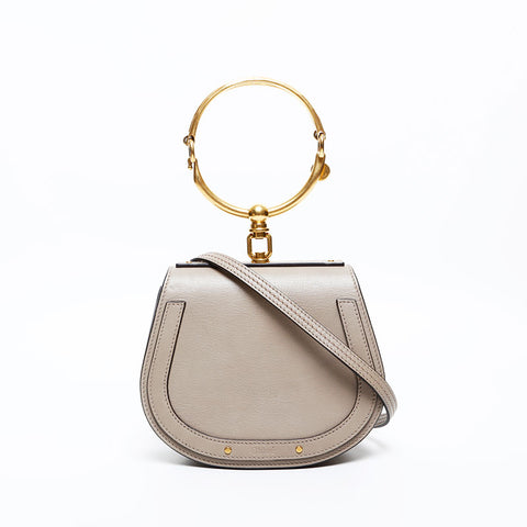 Chloe Leather Nile Handbag beige WS20516