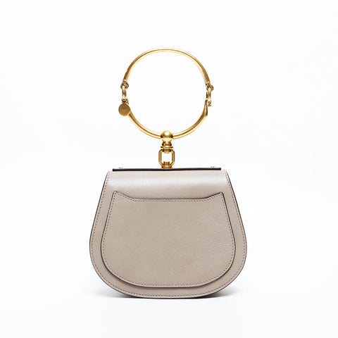 Chloe Leather Nile Handbag beige WS20516
