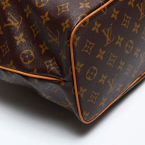 LOUIS VUITTON 2013 Monogram Palermo PM with initials Tote Bag Brown WS20523