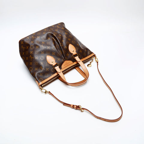 LOUIS VUITTON 2011 Monogram Palermo PM Tote Bag Brown WS20524