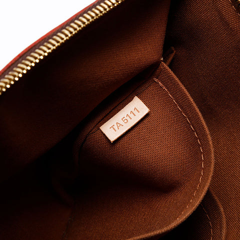 LOUIS VUITTON 2011 Monogram Palermo PM Tote Bag Brown WS20524
