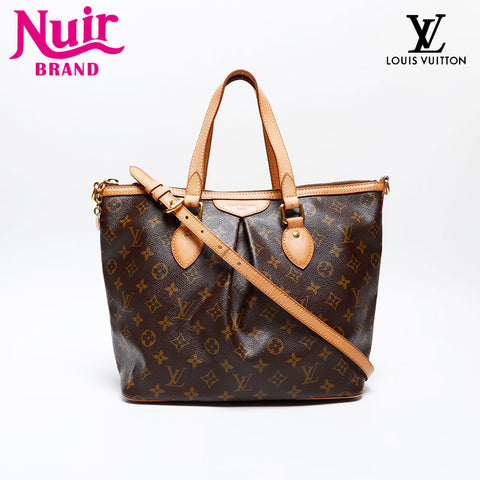 LOUIS VUITTON 2011 Monogram Palermo PM Tote Bag Brown WS20524