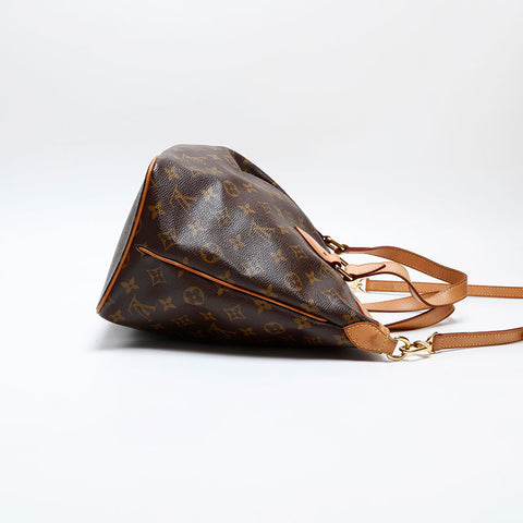 LOUIS VUITTON 2011 Monogram Palermo PM Tote Bag Brown WS20524