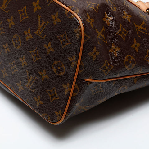 LOUIS VUITTON 2011 Monogram Palermo PM Tote Bag Brown WS20524