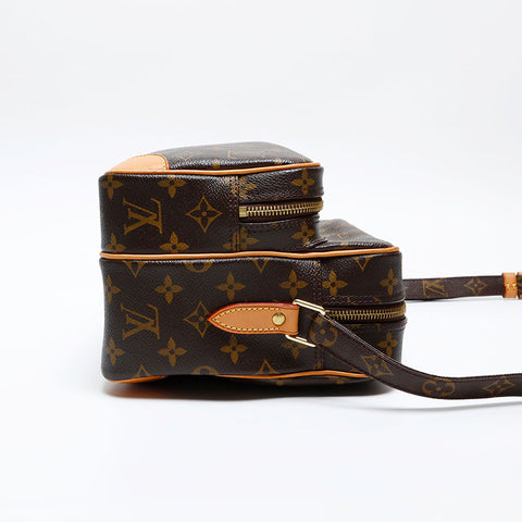 LOUIS VUITTON 2007 Monogram Nile Shoulder Bag Brown WS20526