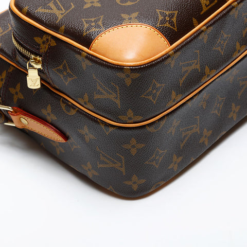LOUIS VUITTON 2007 Monogram Nile Shoulder Bag Brown WS20526
