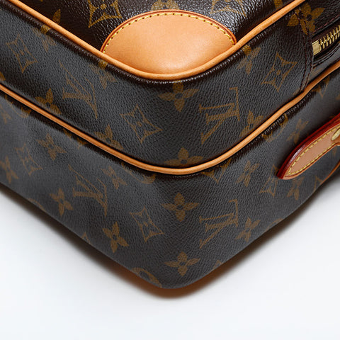 LOUIS VUITTON 2007 Monogram Nile Shoulder Bag Brown WS20526