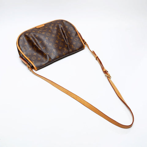 LOUIS VUITTON 2011 Monogram Menilmontant MM Shoulder Bag Brown WS20527