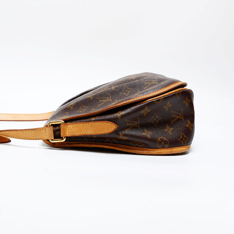 LOUIS VUITTON 2011 Monogram Menilmontant MM Shoulder Bag Brown WS20527