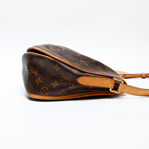 LOUIS VUITTON 2011 Monogram Menilmontant MM Shoulder Bag Brown WS20527