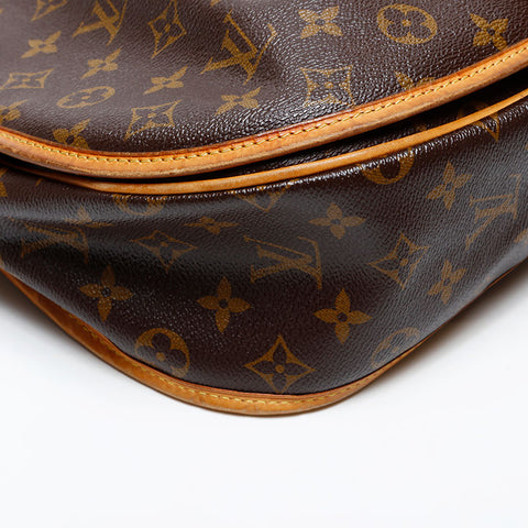 LOUIS VUITTON 2011 Monogram Menilmontant MM Shoulder Bag Brown WS20527
