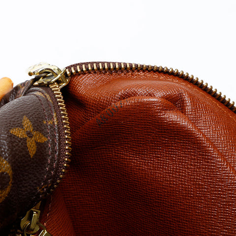 LOUIS VUITTON 2002 Monogram Nile Shoulder Bag Brown WS20528