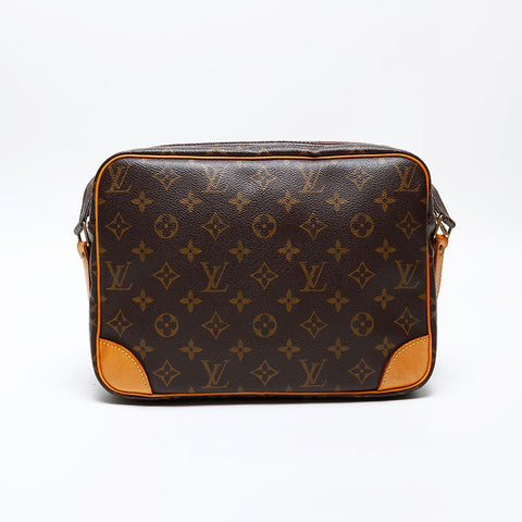 LOUIS VUITTON 2002 Monogram Nile Shoulder Bag Brown WS20528