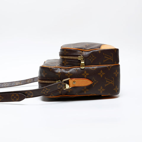 LOUIS VUITTON 2002 Monogram Nile Shoulder Bag Brown WS20528