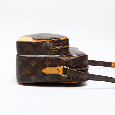 LOUIS VUITTON 2002 Monogram Nile Shoulder Bag Brown WS20528