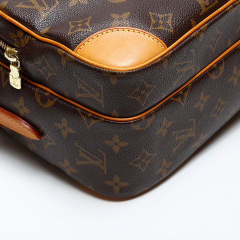 LOUIS VUITTON 2002 Monogram Nile Shoulder Bag Brown WS20528