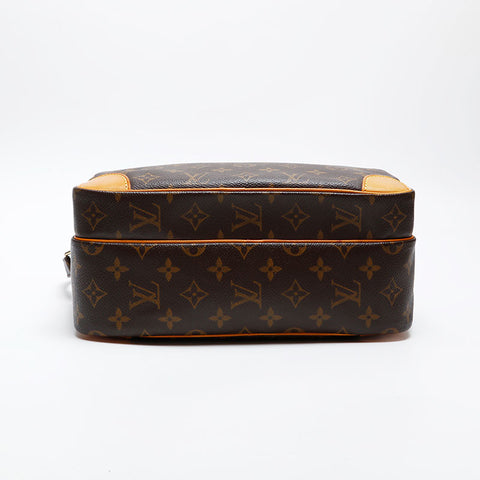 LOUIS VUITTON 2002 Monogram Nile Shoulder Bag Brown WS20528