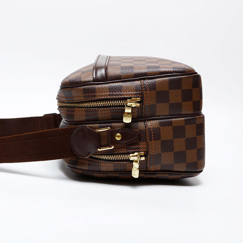 LOUIS VUITTON 2006 Damier Reporter PM Shoulder Bag Brown WS20529