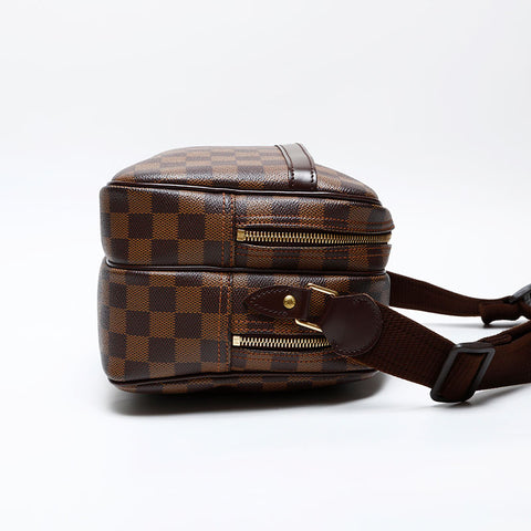 LOUIS VUITTON 2006 Damier Reporter PM Shoulder Bag Brown WS20529