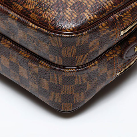 LOUIS VUITTON 2006 Damier Reporter PM Shoulder Bag Brown WS20529