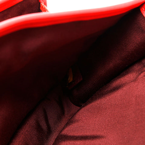 CHANEL 15th Series 2011 French Riviera Caviar Skin Chain Shoulder Bag Red WS20530