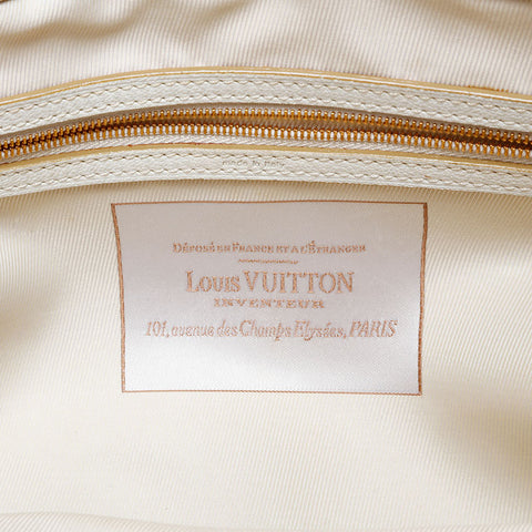 LOUIS VUITTON 2010 Monogram Sabia Caba MM Tote Bag beige WS20531