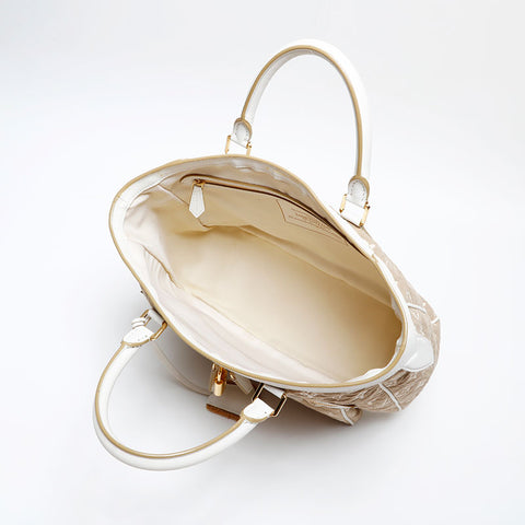 LOUIS VUITTON 2010 Monogram Sabia Caba MM Tote Bag beige WS20531