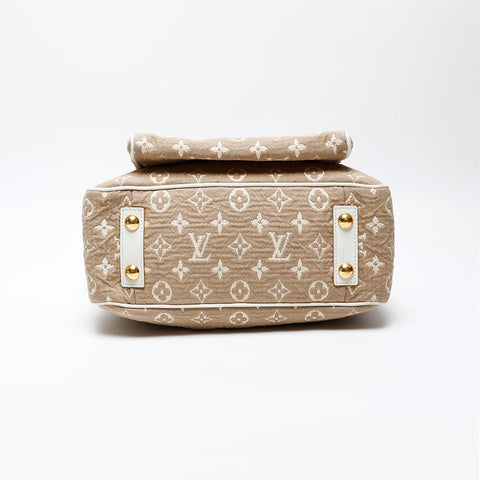 LOUIS VUITTON 2010 Monogram Sabia Caba MM Tote Bag beige WS20531