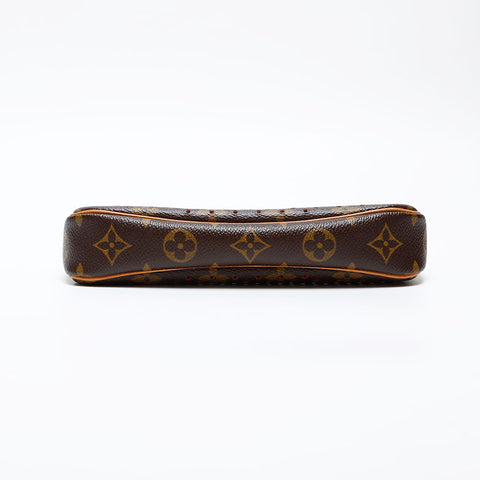 LOUIS VUITTON 2006 Monogram Perfo Pochette Accessoires Handbag Brown WS20534