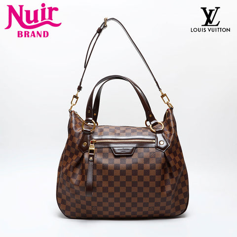 LOUIS VUITTON 2011 Damier EvoraMM Handbag Brown WS20535