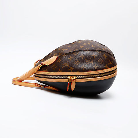 LOUIS VUITTON 2018 Monogram Souple Egg Handbag Brown WS20536