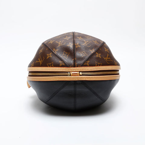 LOUIS VUITTON 2018 Monogram Souple Egg Handbag Brown WS20536