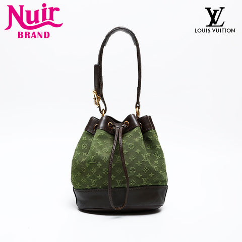 LOUIS VUITTON Monogram Mini Noelie Handbag green WS20539