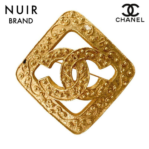 Chanel Chanel 1994 Coco Mark Brooch Gold WS2054