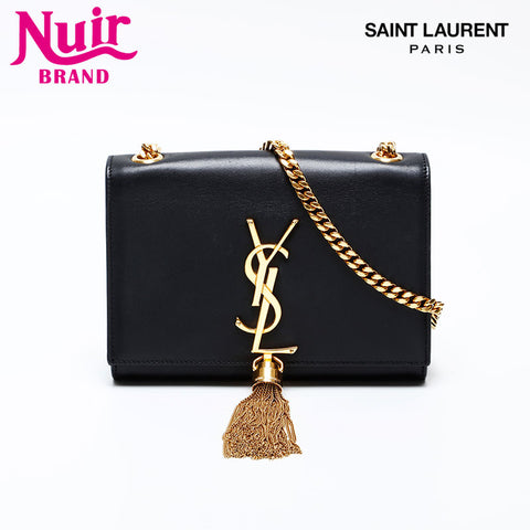 YVES SAINT LAURENT Kate Mini Flap Chain Shoulder Bag black WS20543