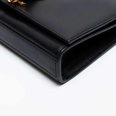 YVES SAINT LAURENT Kate Mini Flap Chain Shoulder Bag black WS20543