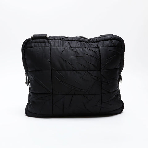 PRADA Nylon Messenger Bag Shoulder Bag black WS20546
