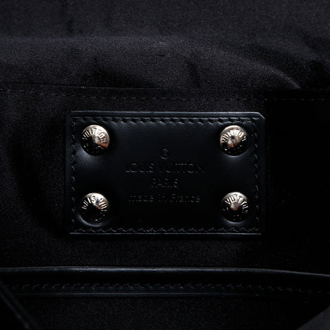 LOUIS VUITTON 2002 Monogram Comte de Fay Musette Shoulder Bag black WS20548