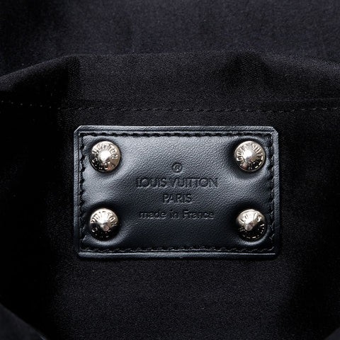 LOUIS VUITTON 2002 Monogram Comte de Fay Musette Shoulder Bag black WS20549