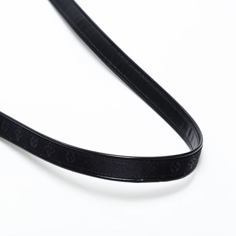 LOUIS VUITTON 2002 Monogram Comte de Fay Musette Shoulder Bag black WS20549