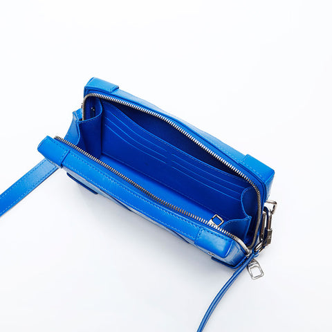 LOUIS VUITTON 2020 Monogram LV Clouds Soft Trunk Wallet Shoulder Bag blue WS20551