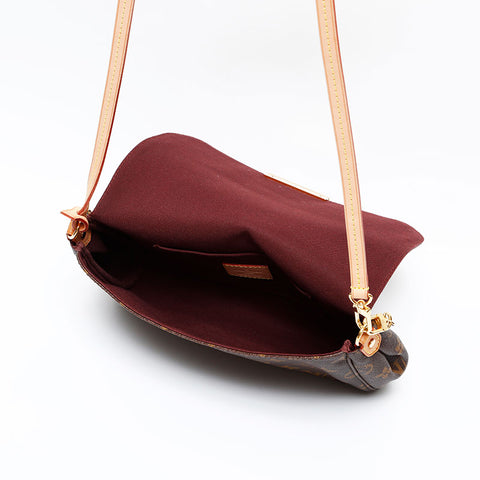 LOUIS VUITTON 2013 Monogram Favorite MM Shoulder Bag Brown WS20552