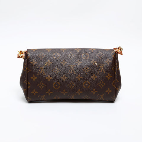 LOUIS VUITTON 2013 Monogram Favorite MM Shoulder Bag Brown WS20552