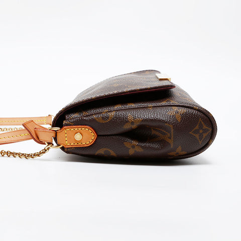LOUIS VUITTON 2013 Monogram Favorite MM Shoulder Bag Brown WS20552