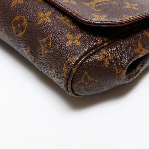 LOUIS VUITTON 2013 Monogram Favorite MM Shoulder Bag Brown WS20552